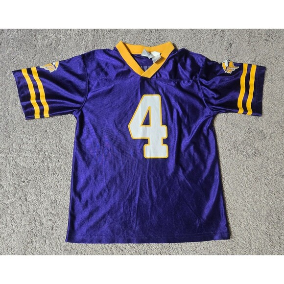NFL Minnesota Vikings Youth Brett Favre #4 Jersey Purple Youth Size XL - Picture 1 of 4